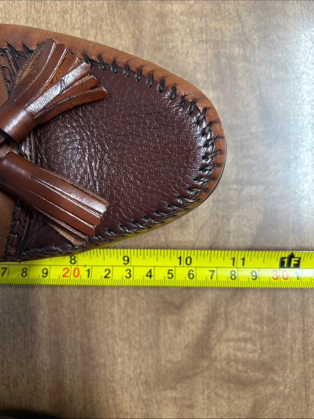 Brass Boot Handmade Leather Tassel Loafers Brown Men's 8.5 M Shoes Academia
O - Picture 15 of 17